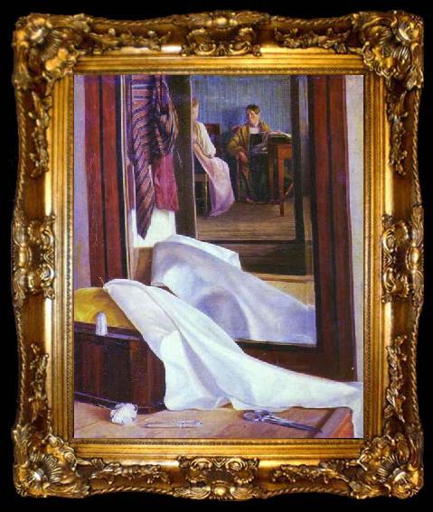 framed  Grigoriy Soroka Reflection in the mirror, ta009-2